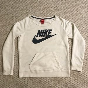 Rare white nike crewneck